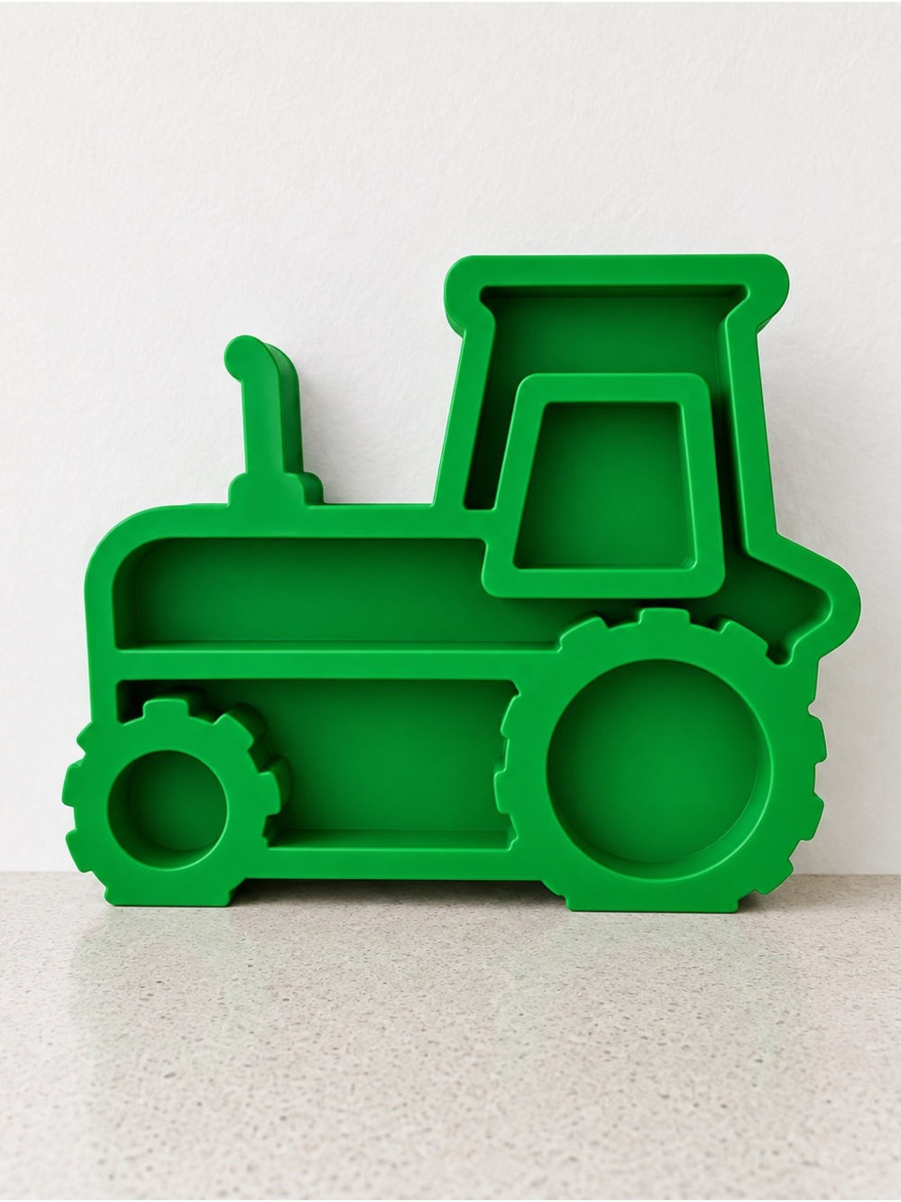 Green Tractor-Shaped Decorative Silicone Tray - Home Accents